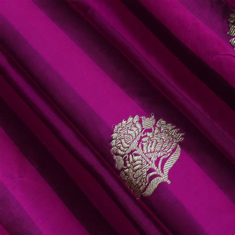 Purple Color Kadwa Brocade Fabric – KC Creations