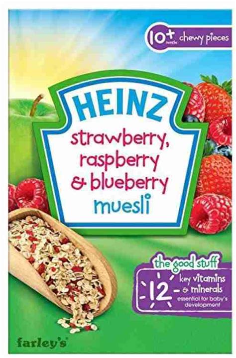 HEINZ Strawberry , Raspberry & Blueberry Muesli cereal 200g Cereal ...