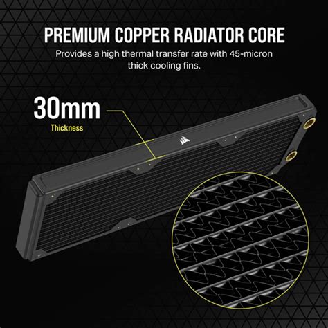 Corsair Hydro X Series XR5 360 NEO Water Cooling Radiator - Black