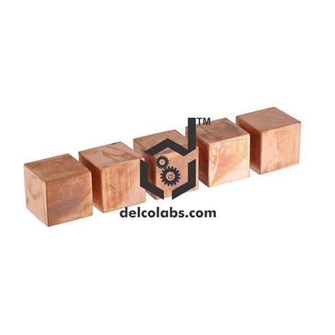 Cubes Metal, Copper, 20mm