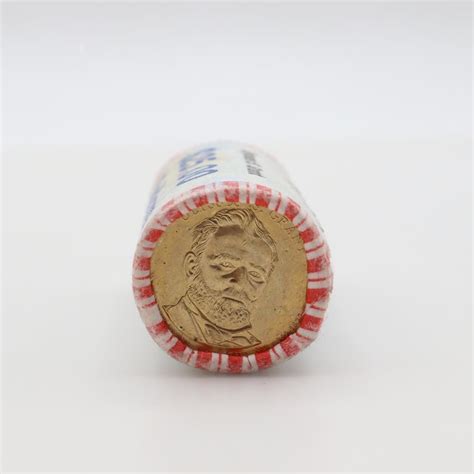 US Ulyesses S. Grant Dollar Coin Roll, 25 Pieces | Property Room