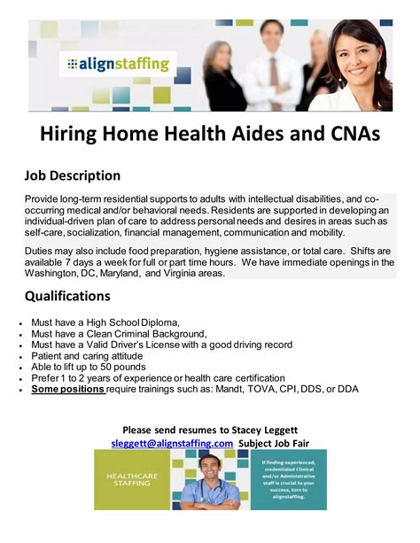 CNA Job Flyer | DOCX