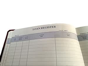 LRS Book Loan Library Register - Leather Binding (200 Pages) : Amazon ...