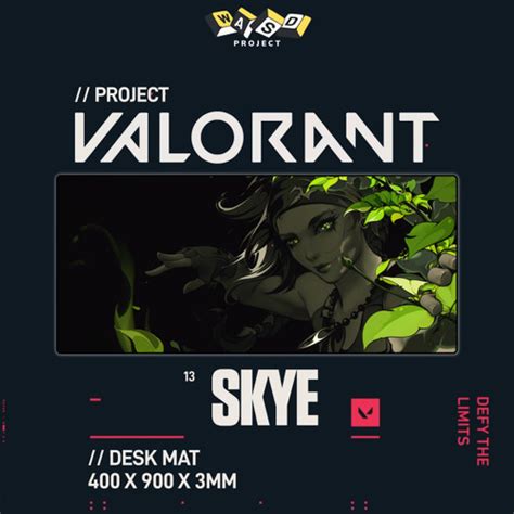 Promo PROJECT Valorant: SKYE Mousepad / Deskmat - 400x900x3mm - Jakarta ...