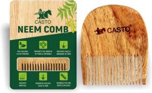 CASTO Pocket Size U Shaped Neem Wood Beard Comb - Price in India, Buy ...