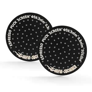 MHW-3BOMBER 58.5mm Espresso Puck Screen 2 Packs Metal Espresso Filter ...