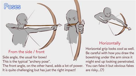 Drawing Bow And Arrow Pose Reference at Lawrence Jacques blog