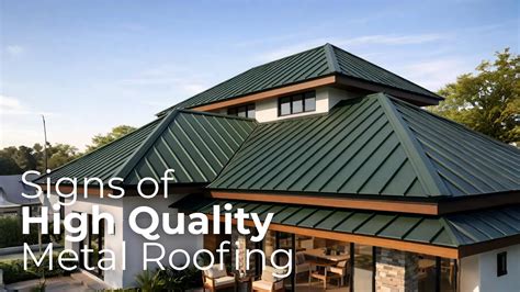 How to Identify High Quality Metal Roofing Sheets