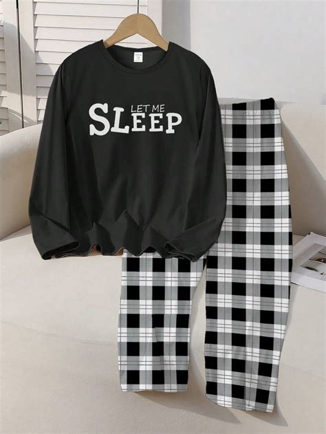 SHEIN Teen Girl Pajamas Set, Minimalist Korean Style Spring/Autumn New ...