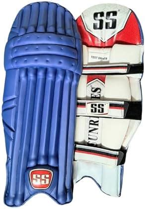 Buy SS Cricket Batting Leg Guard Test Opener Blue Colour Pads Size ...