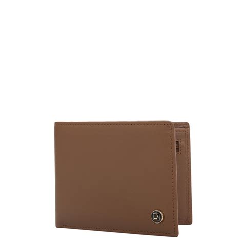 Cognac Bifold Leather Mens Wallet – Da Milano