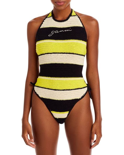 Crochet One Piece Halter Swimsuit at Joann Meyer blog