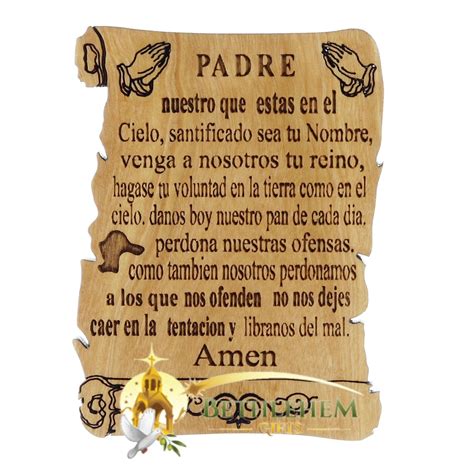 The Lord’s Prayer Cross Medium - Bethlehem Gifts