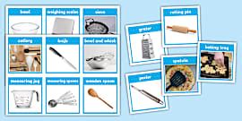 Cooking Utensils Word Mat