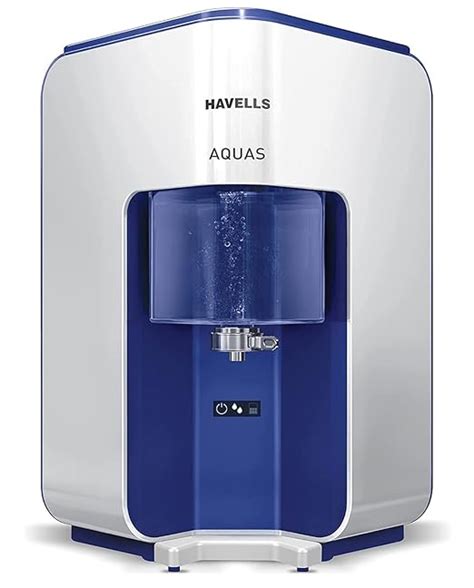 Havells AQUAS Water Purifier (White and Blue), RO+UF, Copper+Zinc ...