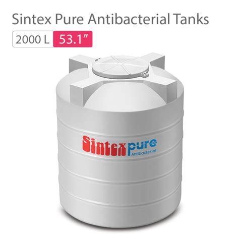 Sintex Pure Antibacterial 2000L Water Tank White | mykit | Buy online ...