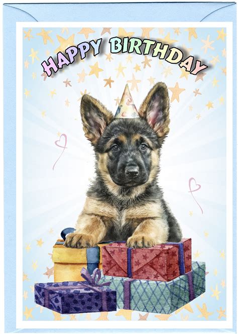 Happy Birthday German Shepherd Funny