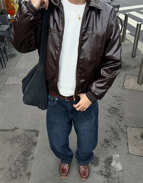 Leather effect jacket - Men | Bershka