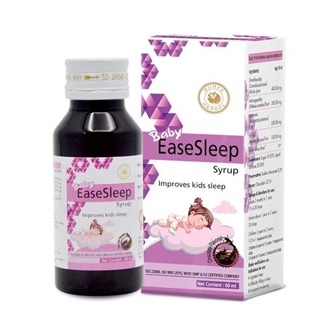 Buy HerbRoot Ayurvedic Baby Ease Sleep Syrup | Pack of 2 | 60ml ...