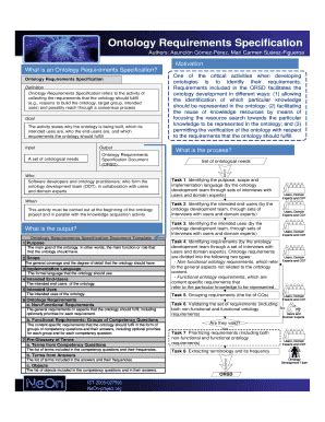 Fillable Online neon-project Ontology Requirements Specification Fax ...