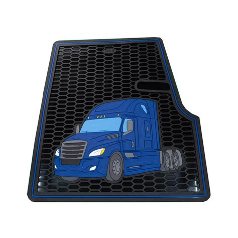 Freightliner Cascadia Rubber Floor Mats - Raney's Truck Parts