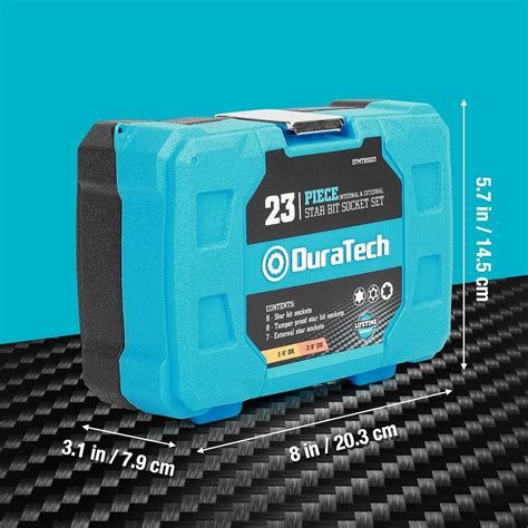 DURATECH 23-Piece Bit Socket and External Torx India | Ubuy