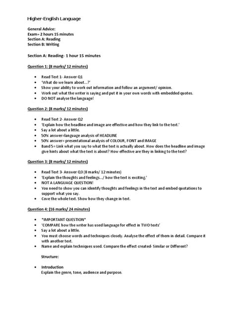 Image result for English Language Exam Tips