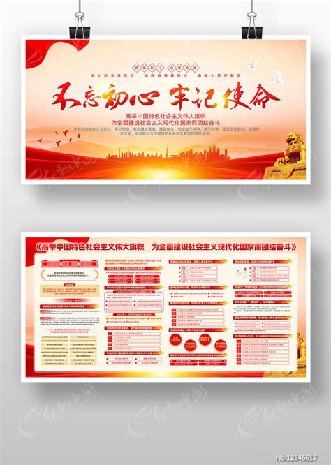 2022年党代会会议报告展板图片下载_红动中国