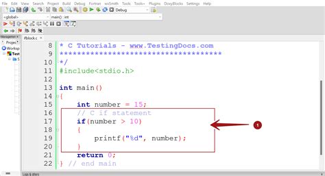C Programming If Statement 的图像结果