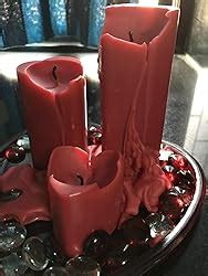 Hosley Highly Fragranced Set of 3 Heart Shape Candles with Glass Beads ...