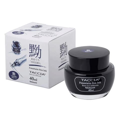 TACCIA, Ink Bottle - SUNAO-IRO AOGURO (40mL). — SWASTIK penn