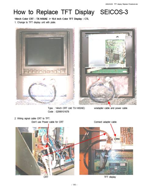 Image result for TFT LCD Color Monitor Backup Instructions