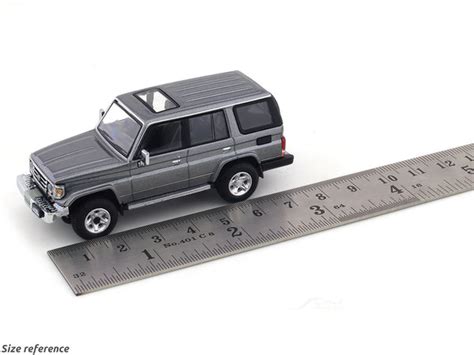 2001 Toyota Land Cruiser 70 ZX grey 1:64 Hobby Japan diecast scale ...