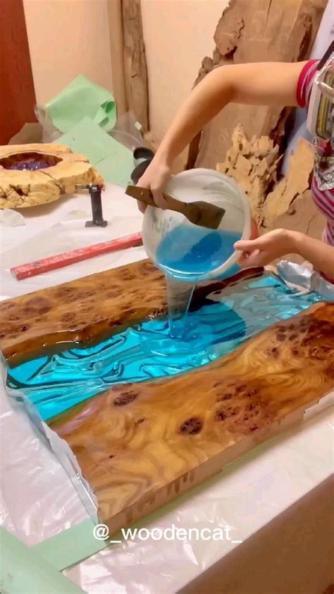 Image result for Resin Table Tutorial