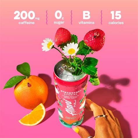 Alani Nu Zero Sugar Energy Drink - Strawberry Sunrise - Shop Sports ...
