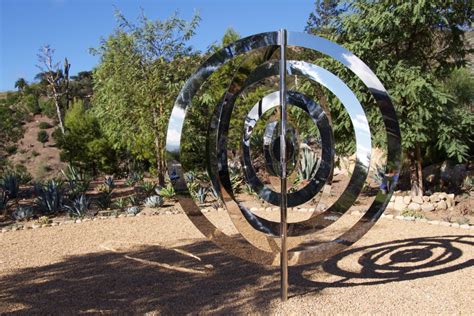 Concentric Circles - Allison Armour Sphere Fountain