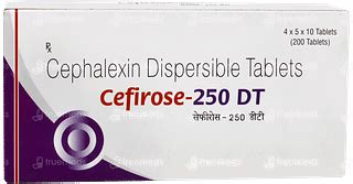 Cefirose 250 Mg Dt Tablet: Uses, Side Effects, Price & Substitutes