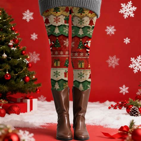 BILIKEYU Women's Christmas Print Elastic Waist Soft Comfy Pants ...