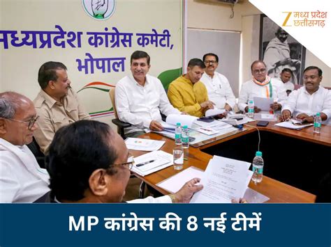 mp congress new teams in 8 districts including bhopal rural rewa ...
