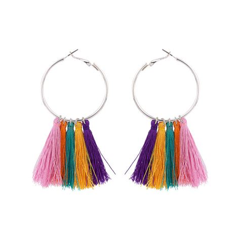 Teens Interchangeable Coloured Drops Hoop Earrings – VOYLLA
