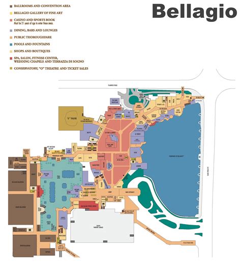 Floor Plan Of Bellagio Hotel Las Vegas at Jill Deleon blog