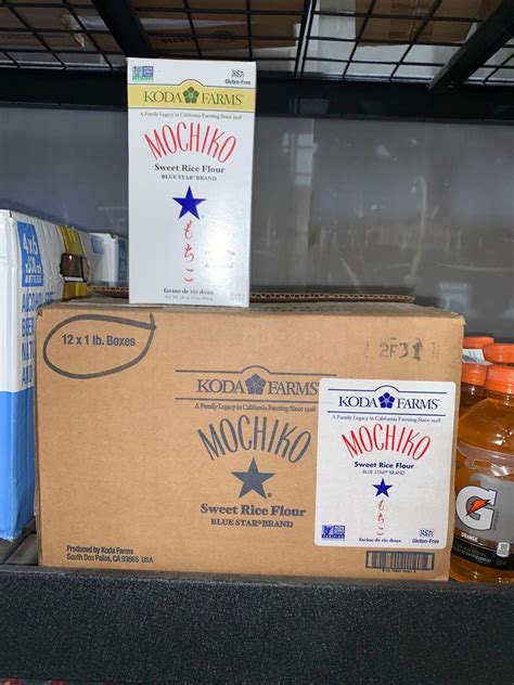 CASE LOT Koda Farms Mochiko Sweet Rice Flour 12 x 1lb