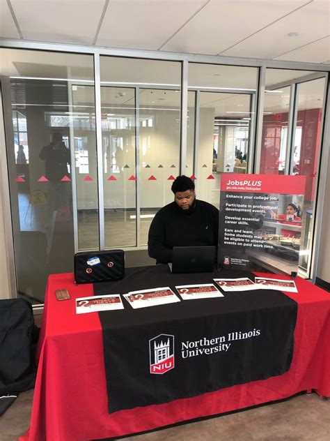 Set up at the Holmes Student Center informing students of “What’s Next ...