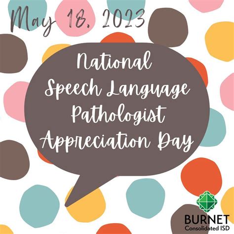 National Speech Pathologists Day! | Burnet Consolidated ISD