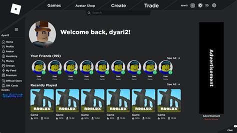 Image result for Roblox Future Home Screen