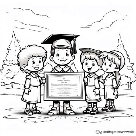 Graduation Coloring Pages - Free & Printable!