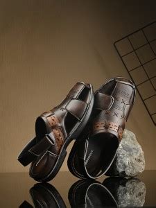PROVOGUE Men Sandals | Velcro | Casual Sandals For Men | Memory Form ...