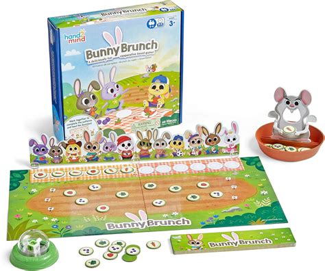 Hand2mind Bunny Brunch Cooperative Board Game - Educational Toy for ...