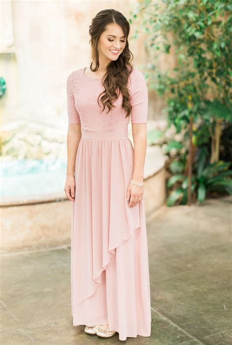 MW24350 | Modest bridesmaid dresses, Bridesmaid dresses with sleeves ...