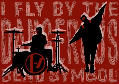 “I fly by the dangerous bend symbol” | Twenty one pilots art, Twenty ...